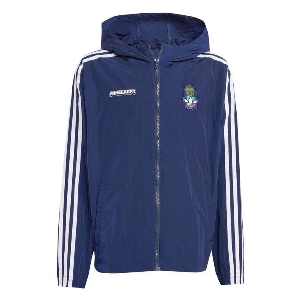 Adidas Childrens/Kids Minecraft Windbreaker / Night Indigo